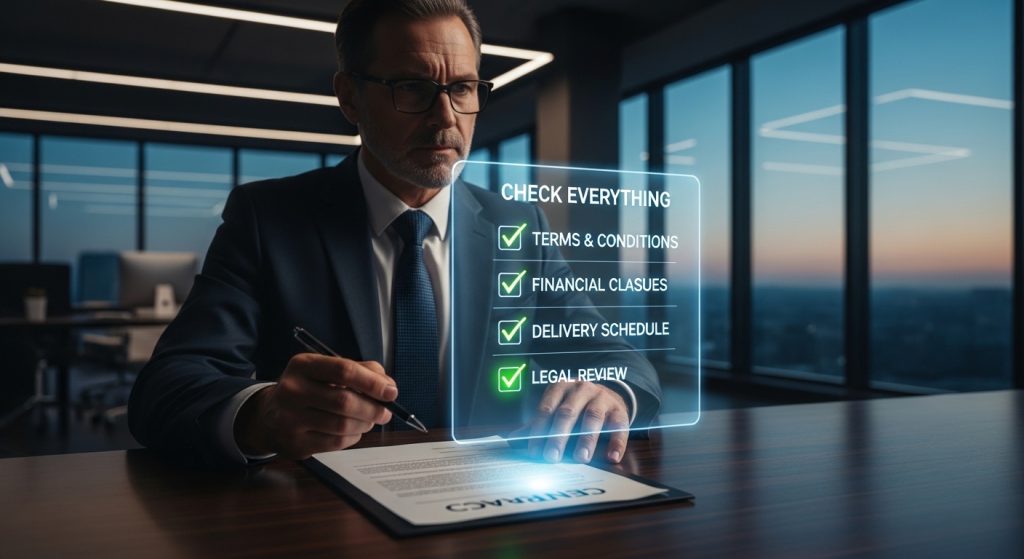 Pre-Signing Checklist: 12 Things to Verify Before You Sign