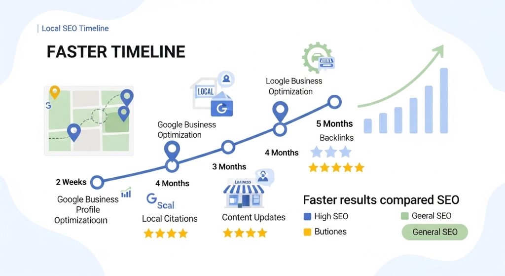 Local SEO Has a Faster Timeline: What to Expect