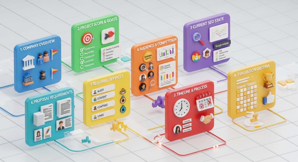 The 8 Sections Every SEO Agency RFP Needs